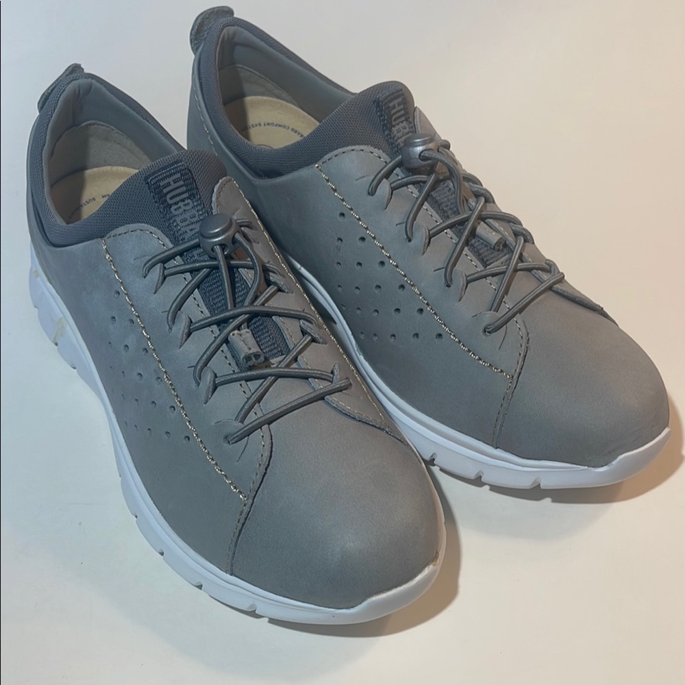 Samuel Hubbard Women’s 9 M Sneakers Gray Real Leather ‘Flight Sport’ Comfortable